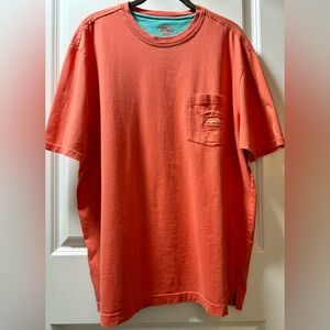 Tommy Bahama Men’s Pima Cotton Orange Short Sleeve Tee